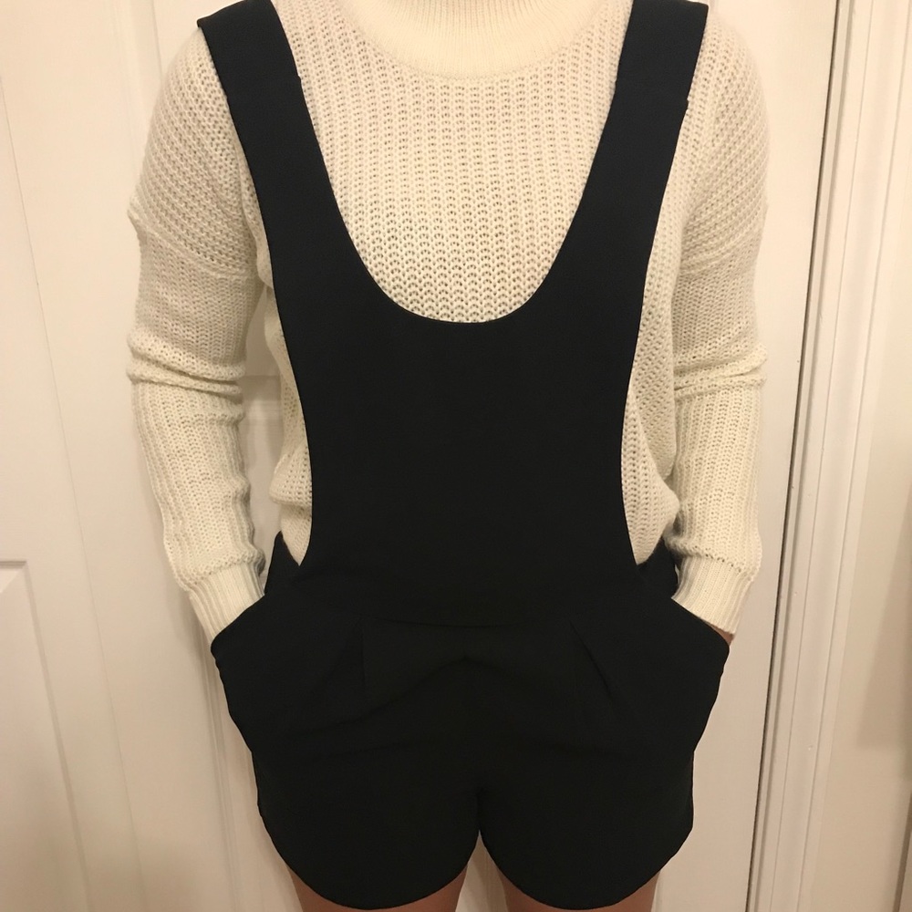 All Black Jumper Shorts